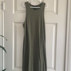 Olive pencil dress